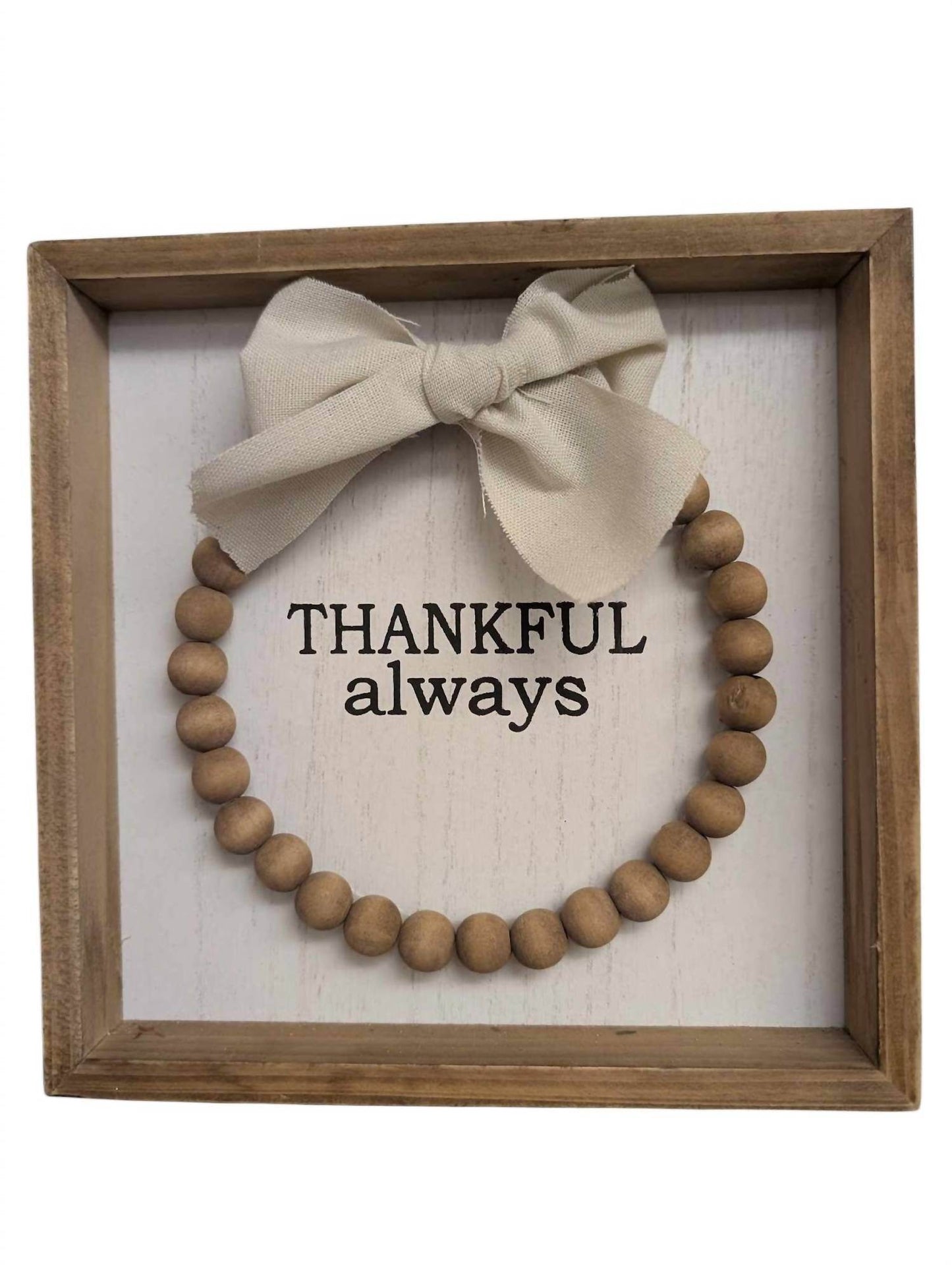Young's Inc - Thankful Always Boxed Home Decor - Rack Hunt -