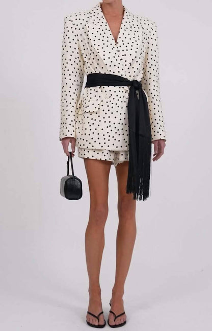 Polka Dot Blazer