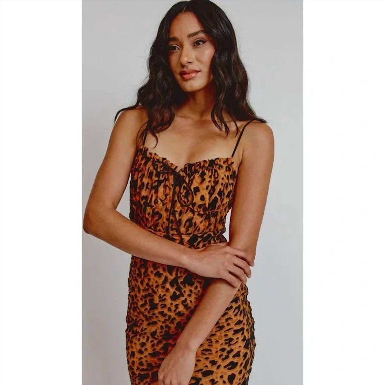 Rare London - Devore Lace Tie Front Chiffon Maxi Dress - Rack Hunt