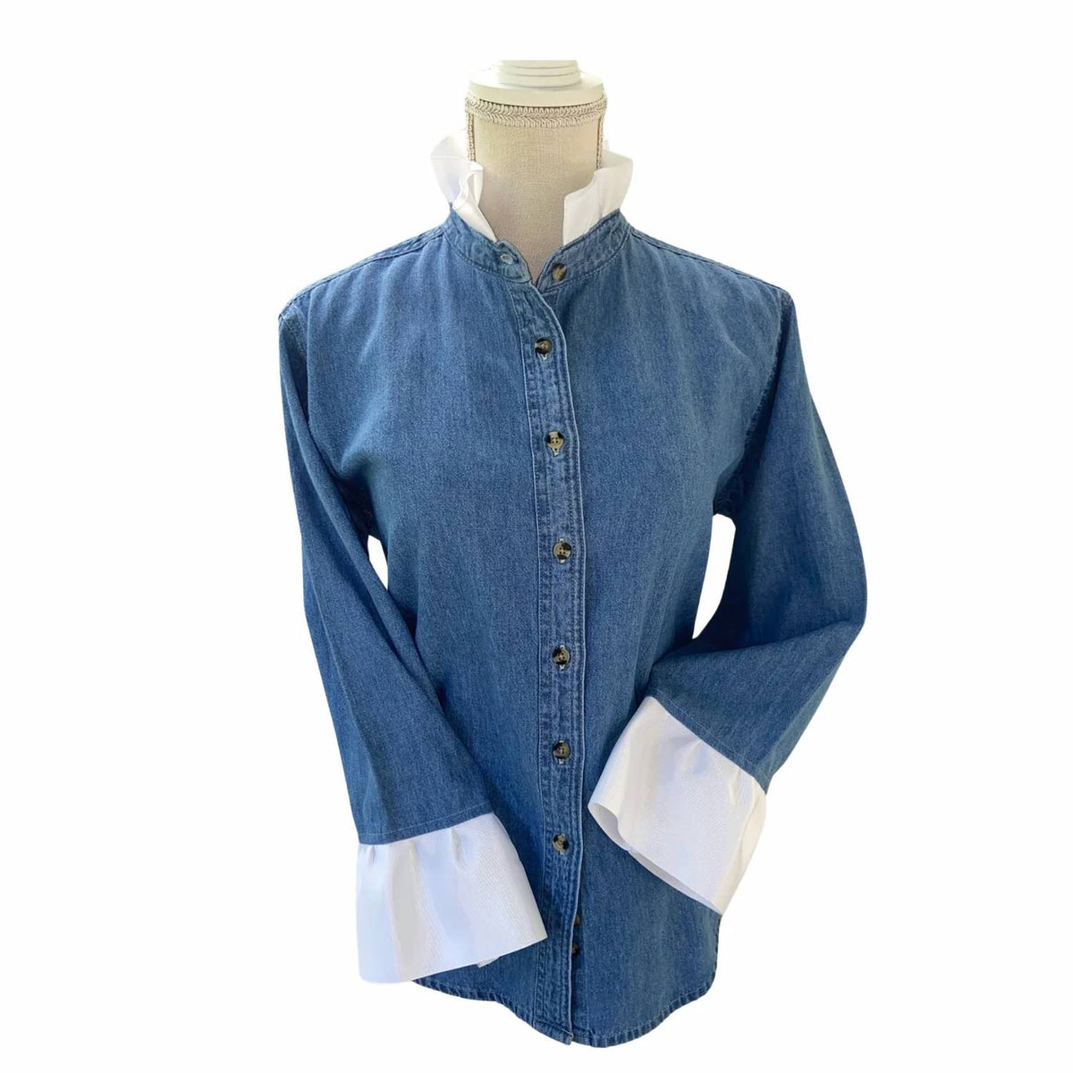 Women's Barbara Ann Ribbon Trim Shirt