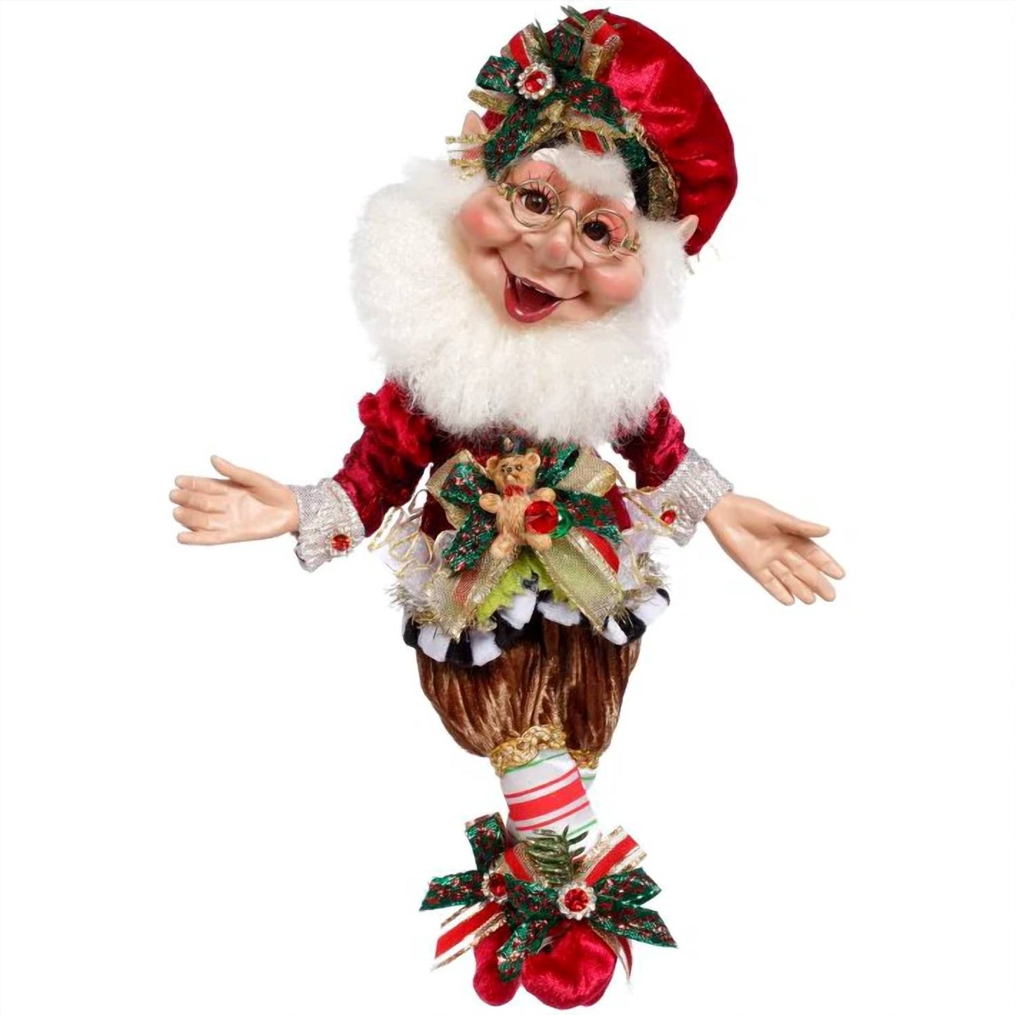 Teddy Bear Elf Small 6"