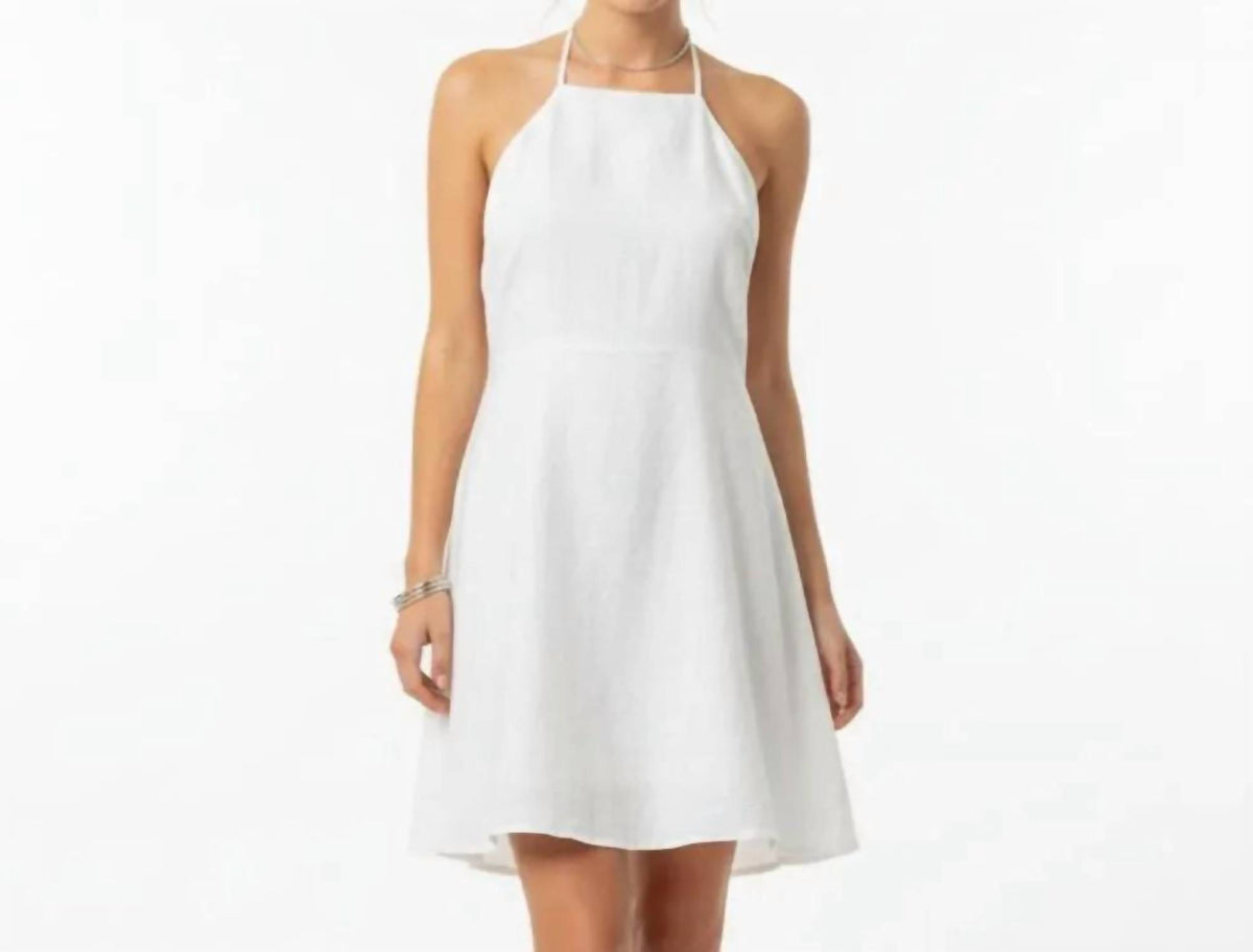 Linen Sleeveless Summer Mini Dress