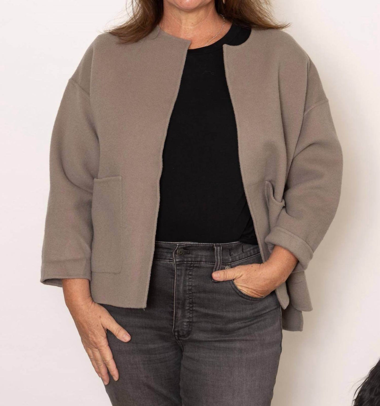 Evam Eva - 3/4 Sleeve Short Coat - Rack Hunt -