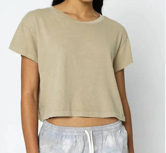 Jersey Cropped Tee