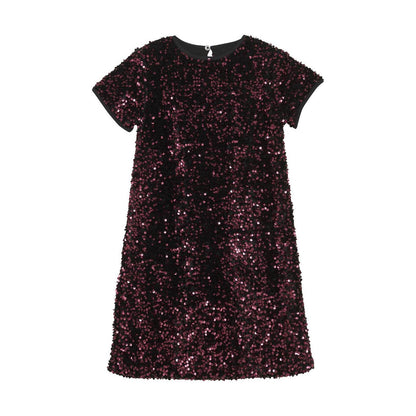 Velour Sequin Dress