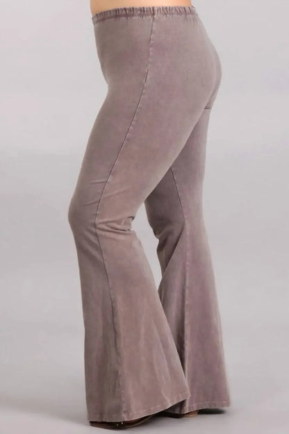 Chatoyant - Mineral Wash Bell Bottom Soft Pants - Rack Hunt