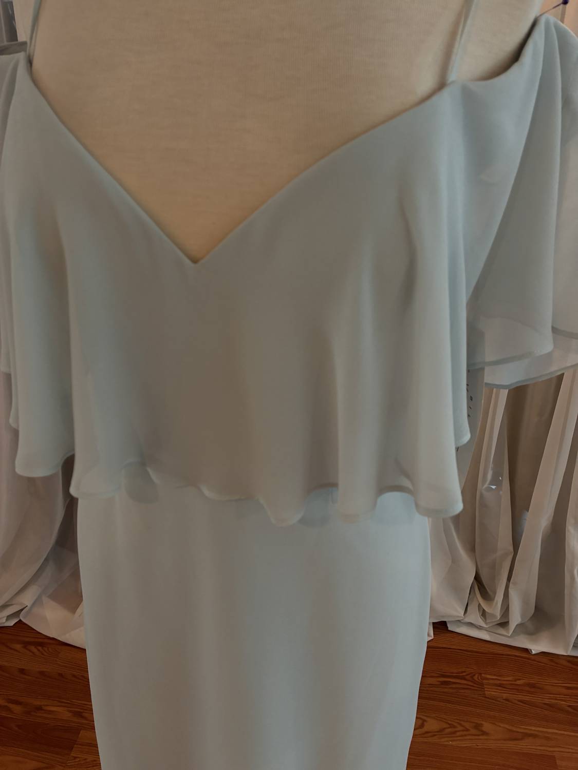 Women's Chiffon Off Shoulder Evening Dress