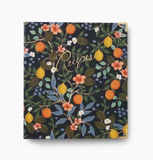 Rifle Paper Co. - Citrus Grove Recipe Binder - Rack Hunt -