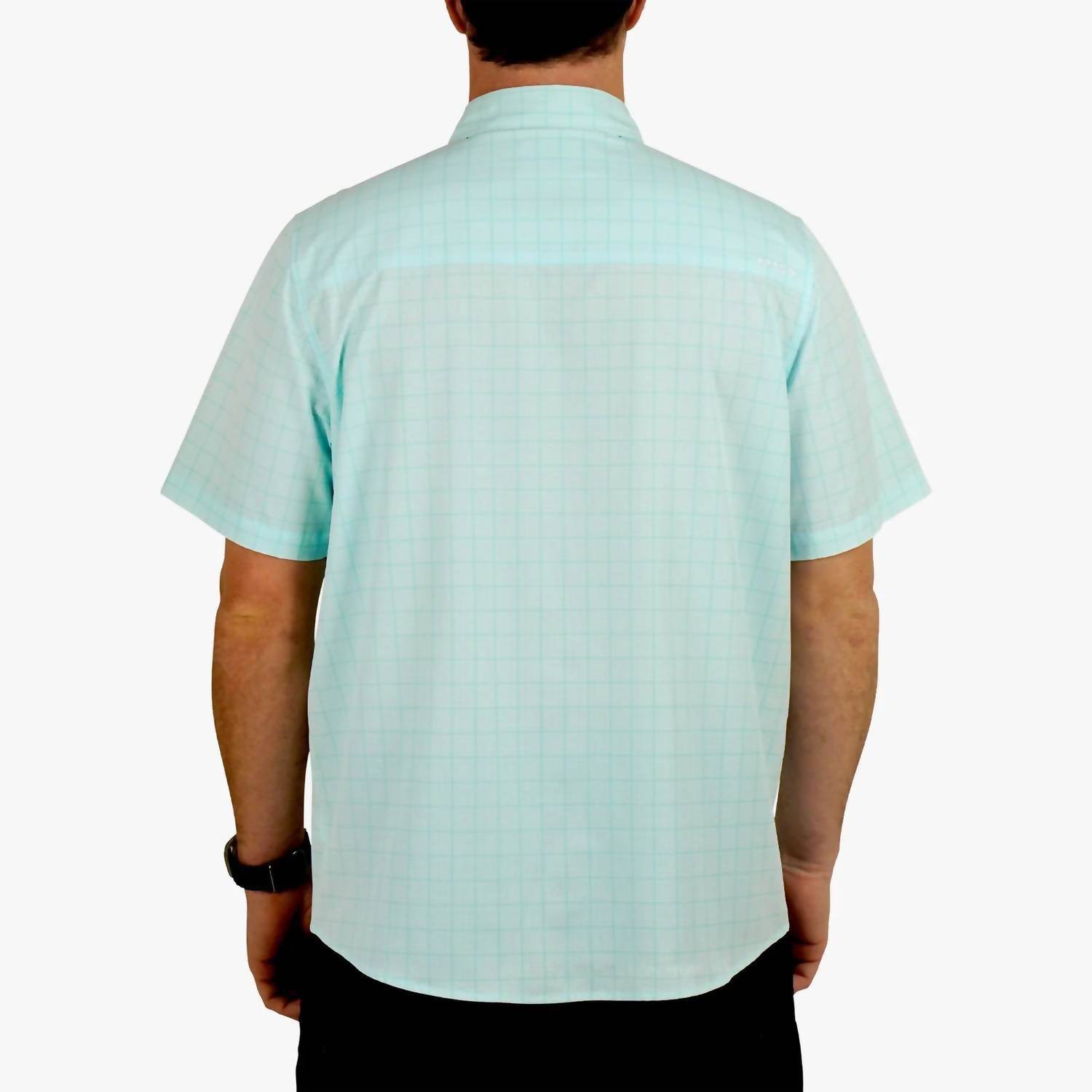 AFTCO - Air-o Mesh Printed Short Sleeve Button Down Shirt - Rack Hunt -