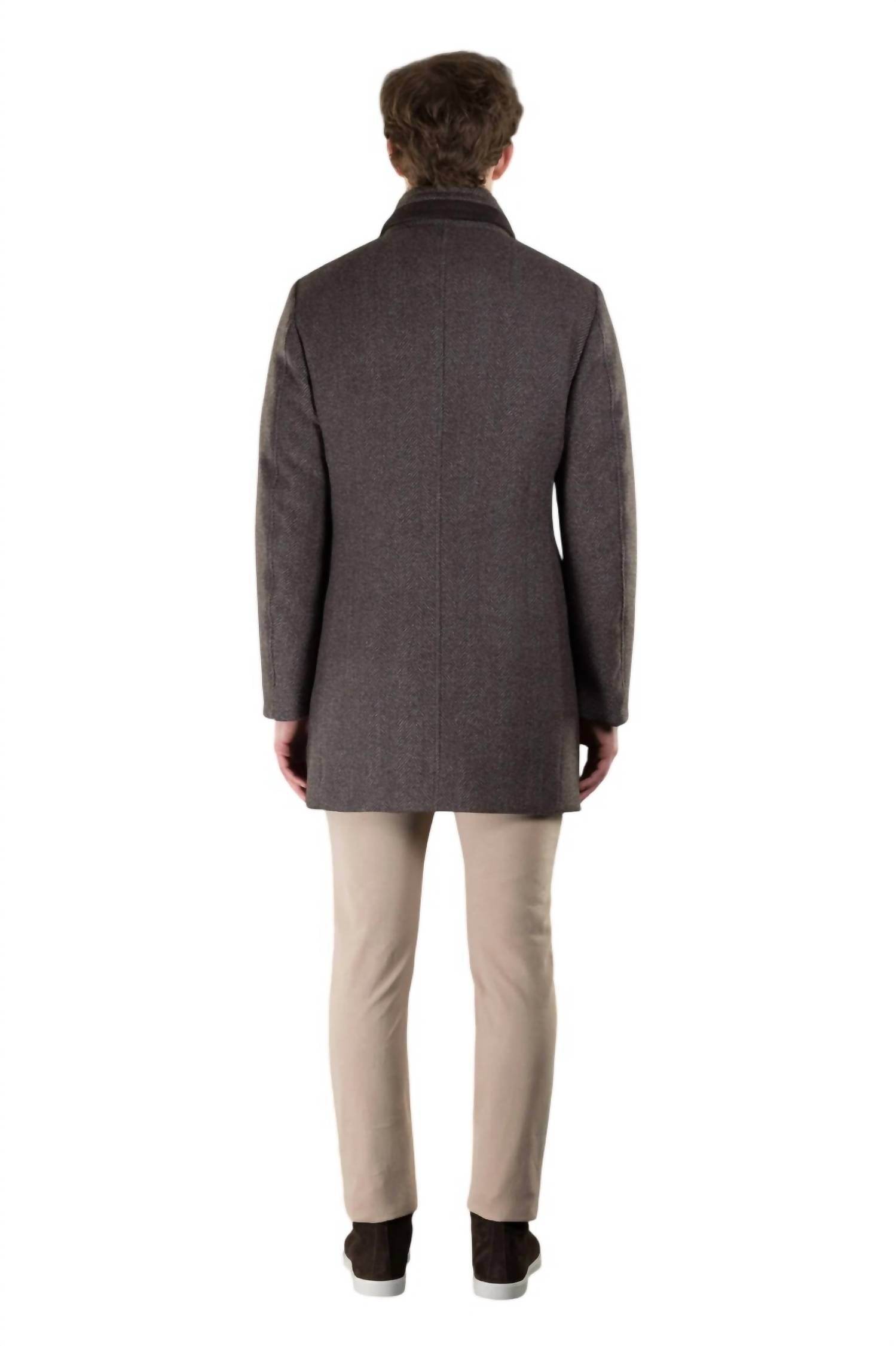 MooRER - Bond Fur Hd Herringbone Down Coat - Rack Hunt -