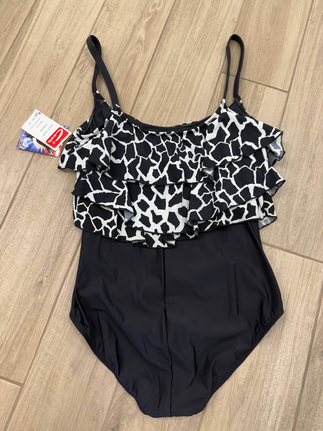 Ceeb USA - Women's Printed Ruffle One-piece Swimsuit - Rack Hunt -