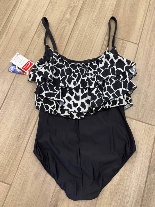 Ceeb USA - Women's Printed Ruffle One-piece Swimsuit - Rack Hunt -