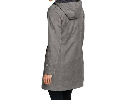 Girl On The Go Insulated Waterproof Trench Coat