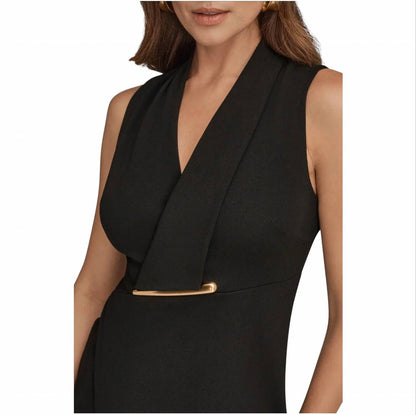 New York Taramind Draped Sheath Dress