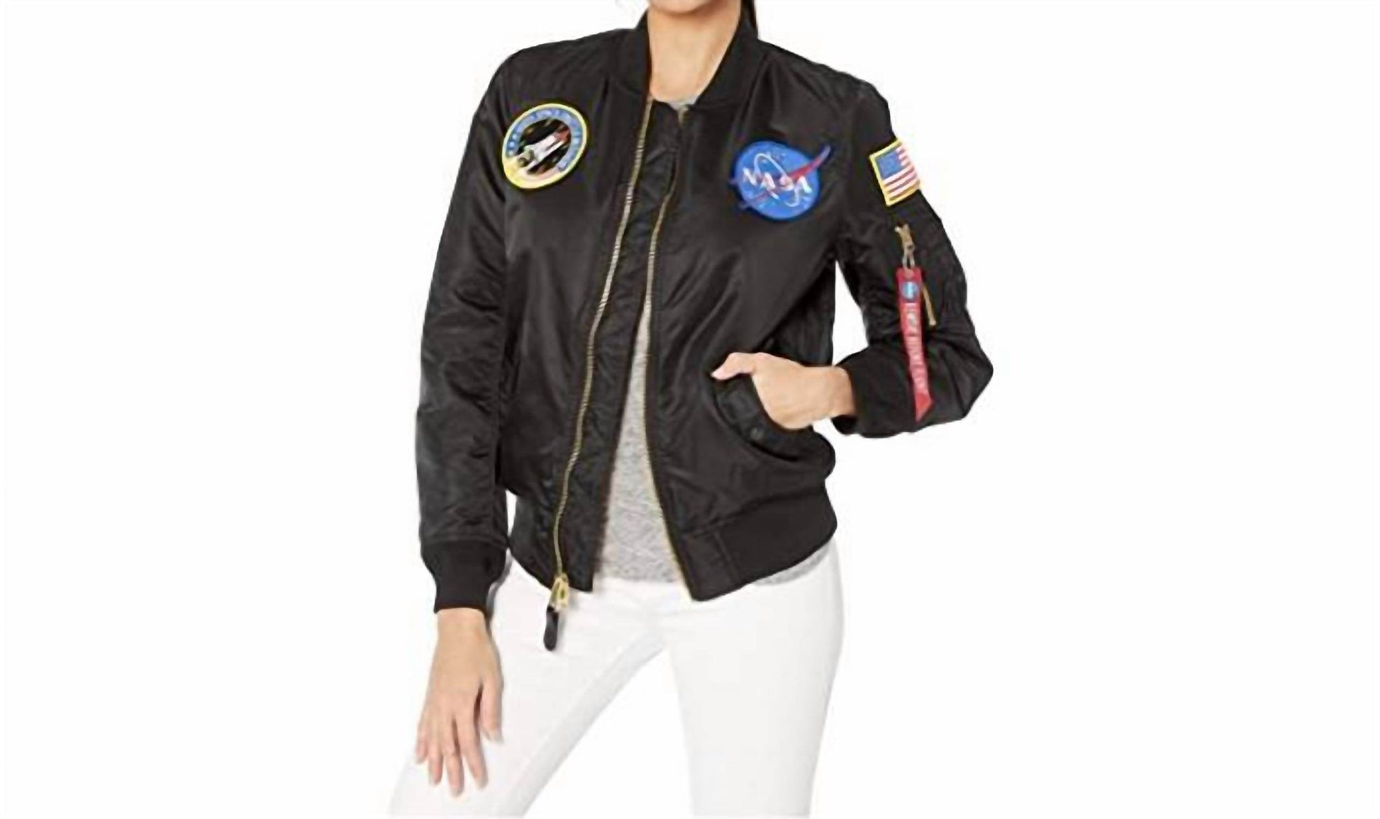 Alpha Industries - Women's NASA MA-1 Flight Jacket - Rack Hunt -