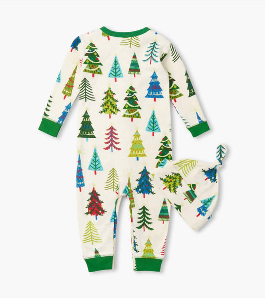 Baby's Pajama Sleeper & Hat