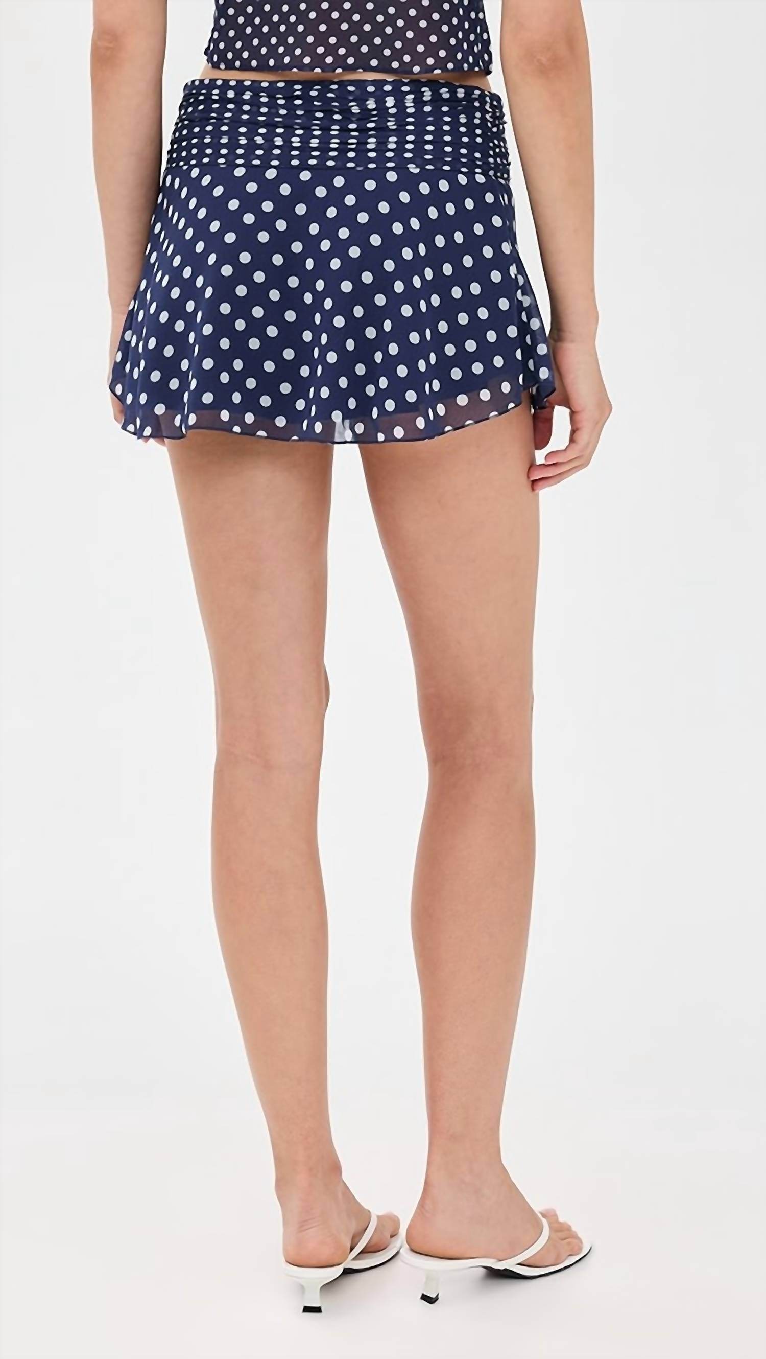 Guizio - Chiffon Slit Mini Skirt - Rack Hunt