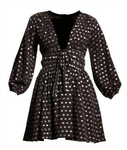 Lace - V-neck Mini Dress - Rack Hunt