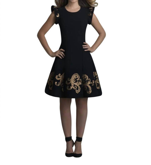 Saboroma - A-line Jersey Cocktail Dress - Rack Hunt -