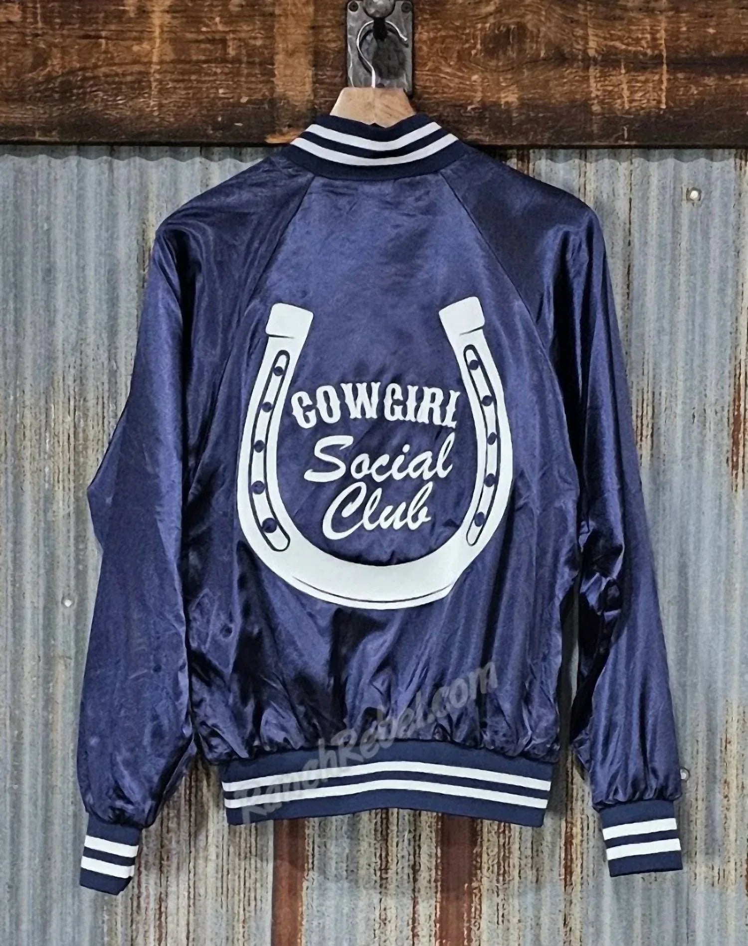 Summer Tees - Women's Cowgirl Social Club Bomber Jacket - Rack Hunt