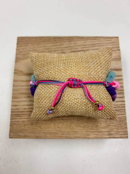 Pink Luna - Women's Adjustable Set Bracelet - Rack Hunt