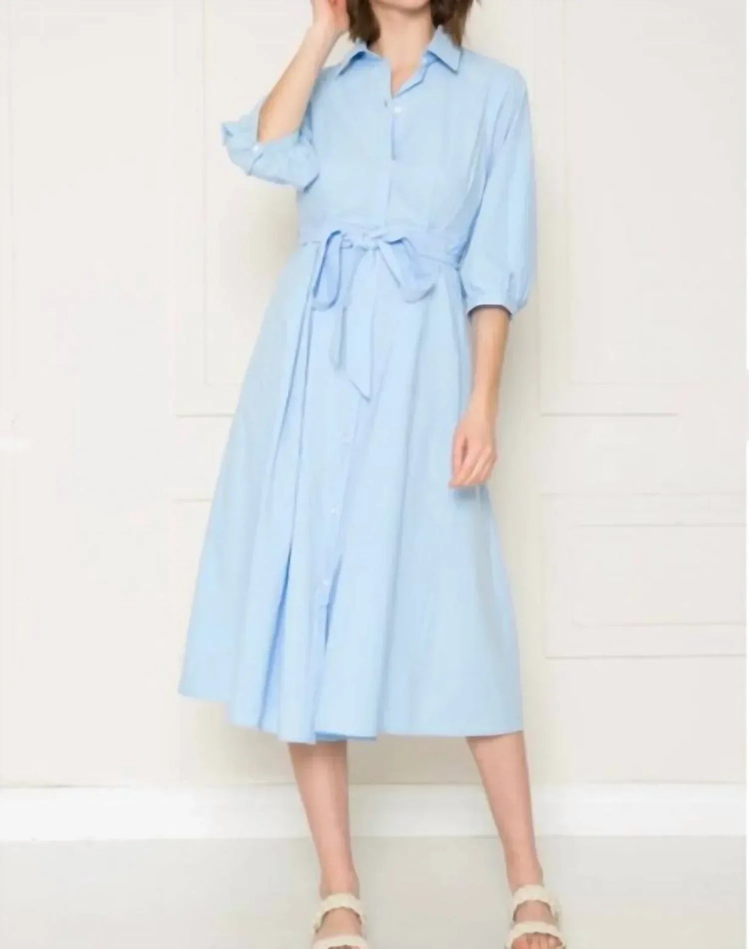Million Colors - Midi Shirt Dress - Rack Hunt