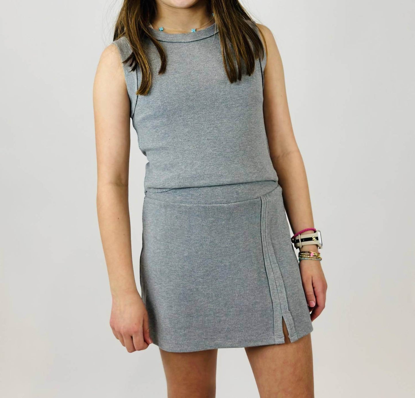 Tenly - Girl's Rayon Rib Tank - Rack Hunt -