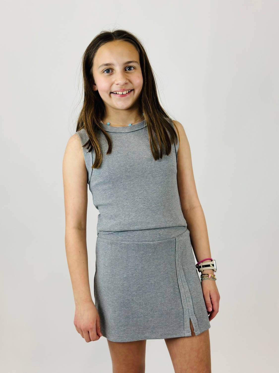 Tenly - Girl's Rayon Rib Tank - Rack Hunt -