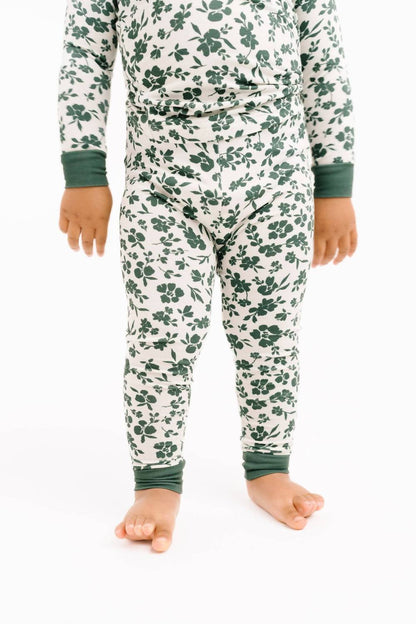 Kid's Earthy Floral Bamboo Set