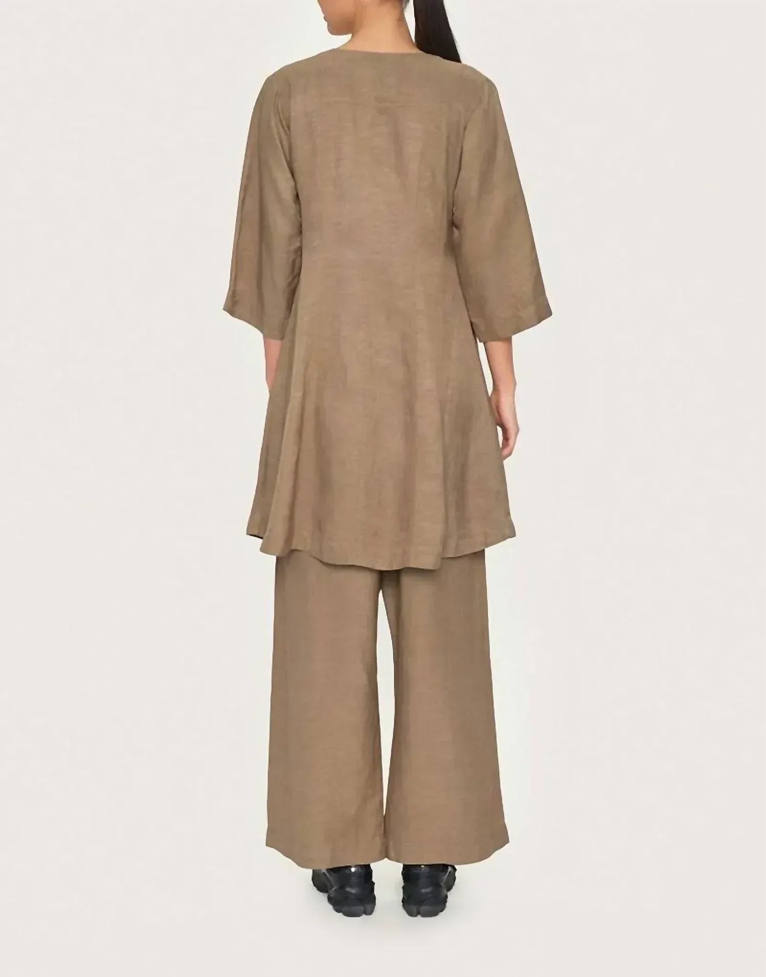 BITTE KAI RAND - Lazy Linen Blend Midi Dress - Rack Hunt
