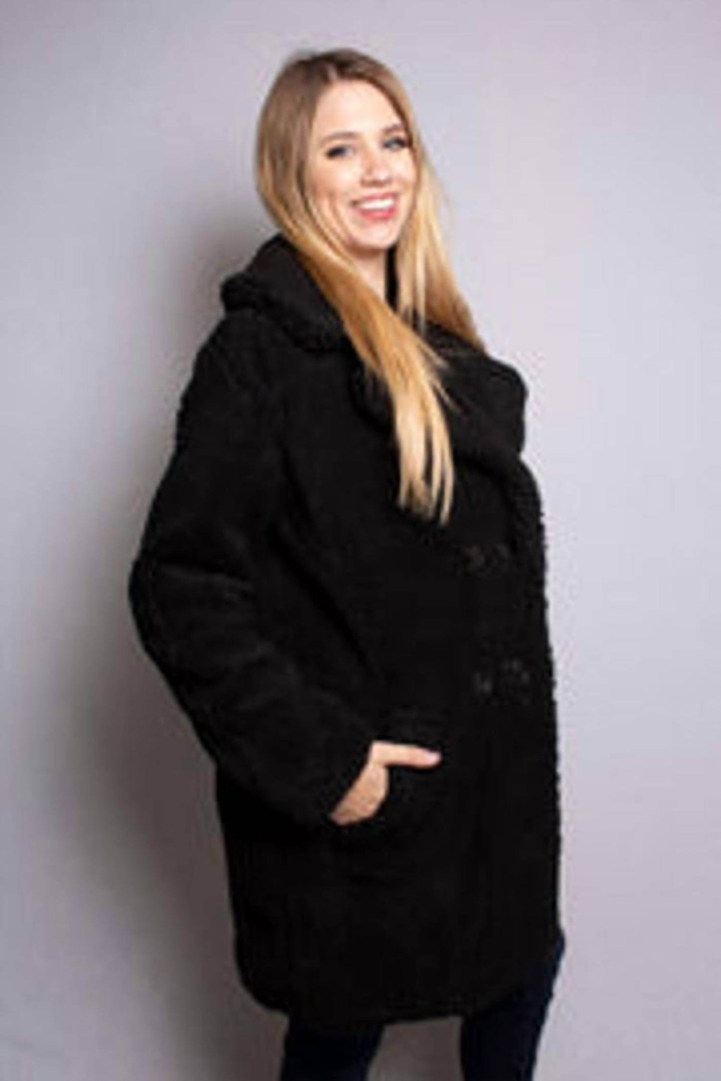 Urban Retro - Sherpa Jacket with Side Pockets - Rack Hunt