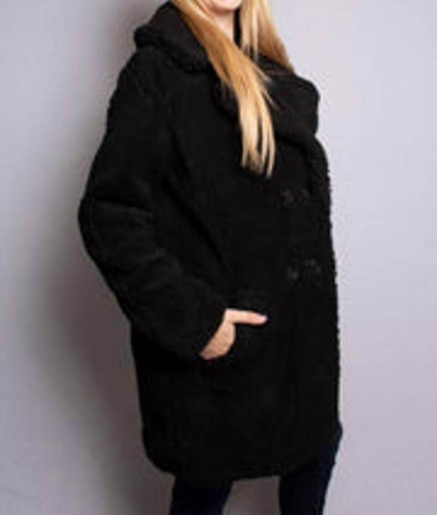 Urban Retro - Sherpa Jacket with Side Pockets - Rack Hunt