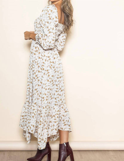 Women's Romantic Floral Maxi Dress