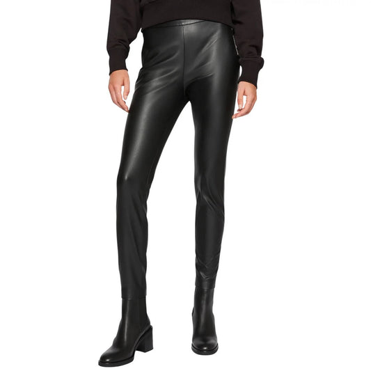 Taslimah Faux Leather Skinny Pants