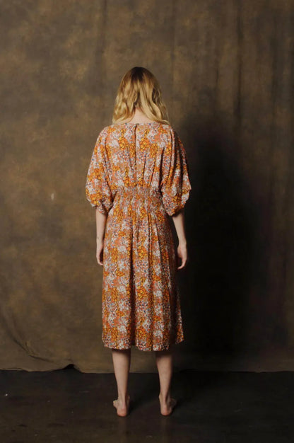 Rora - Pull On V-neck Midi Dress - Rack Hunt