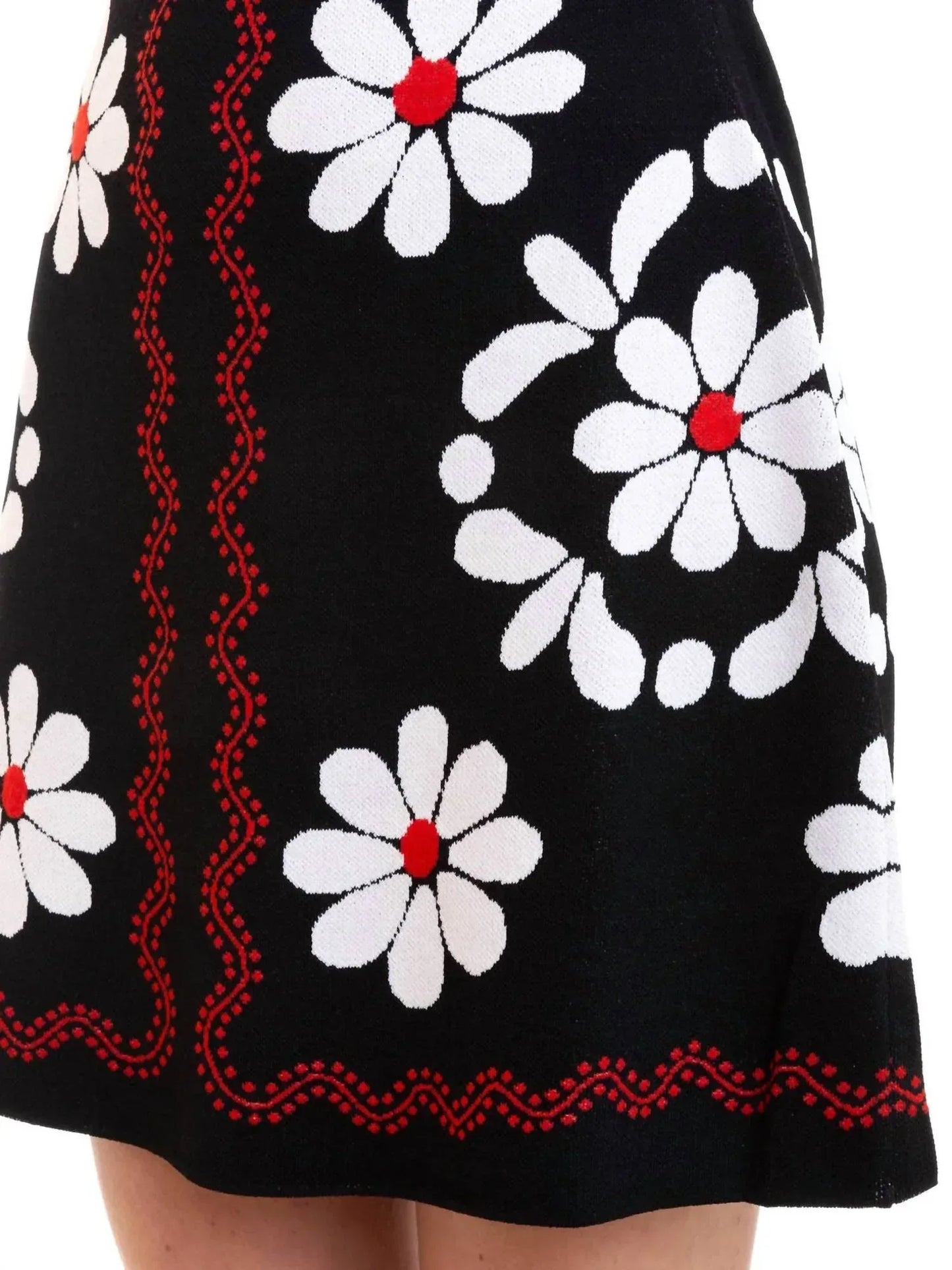 RED VALENTINO - Jacquard-knit Mini Dress - Rack Hunt