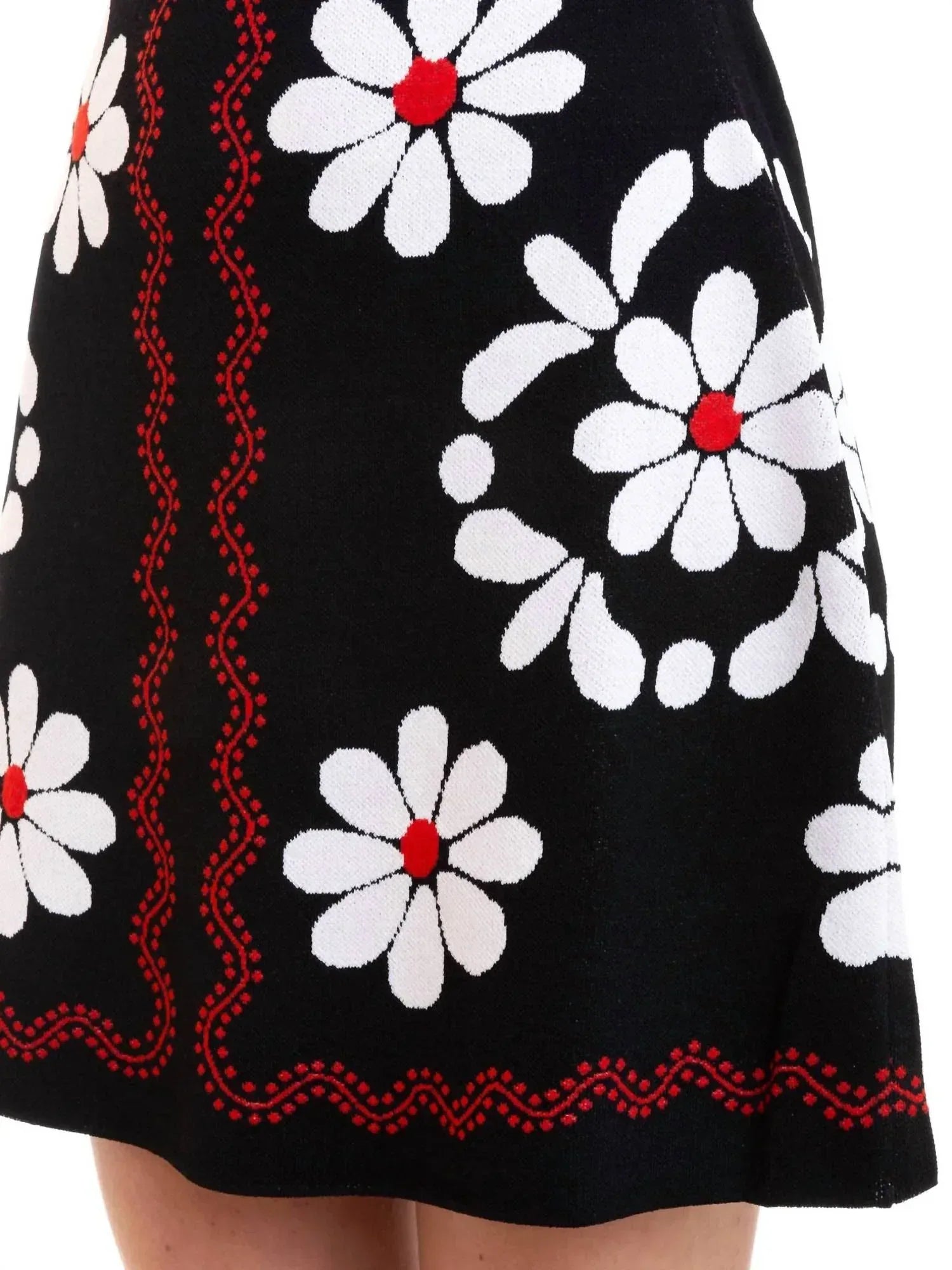 RED VALENTINO - Jacquard-knit Mini Dress - Rack Hunt