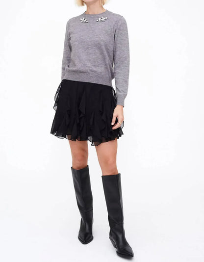 WILD PONY - Rhinestone Applique Sweater - Rack Hunt