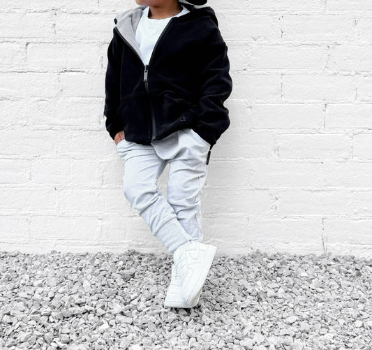 Boys Reversible Fleece Zip Hoodie