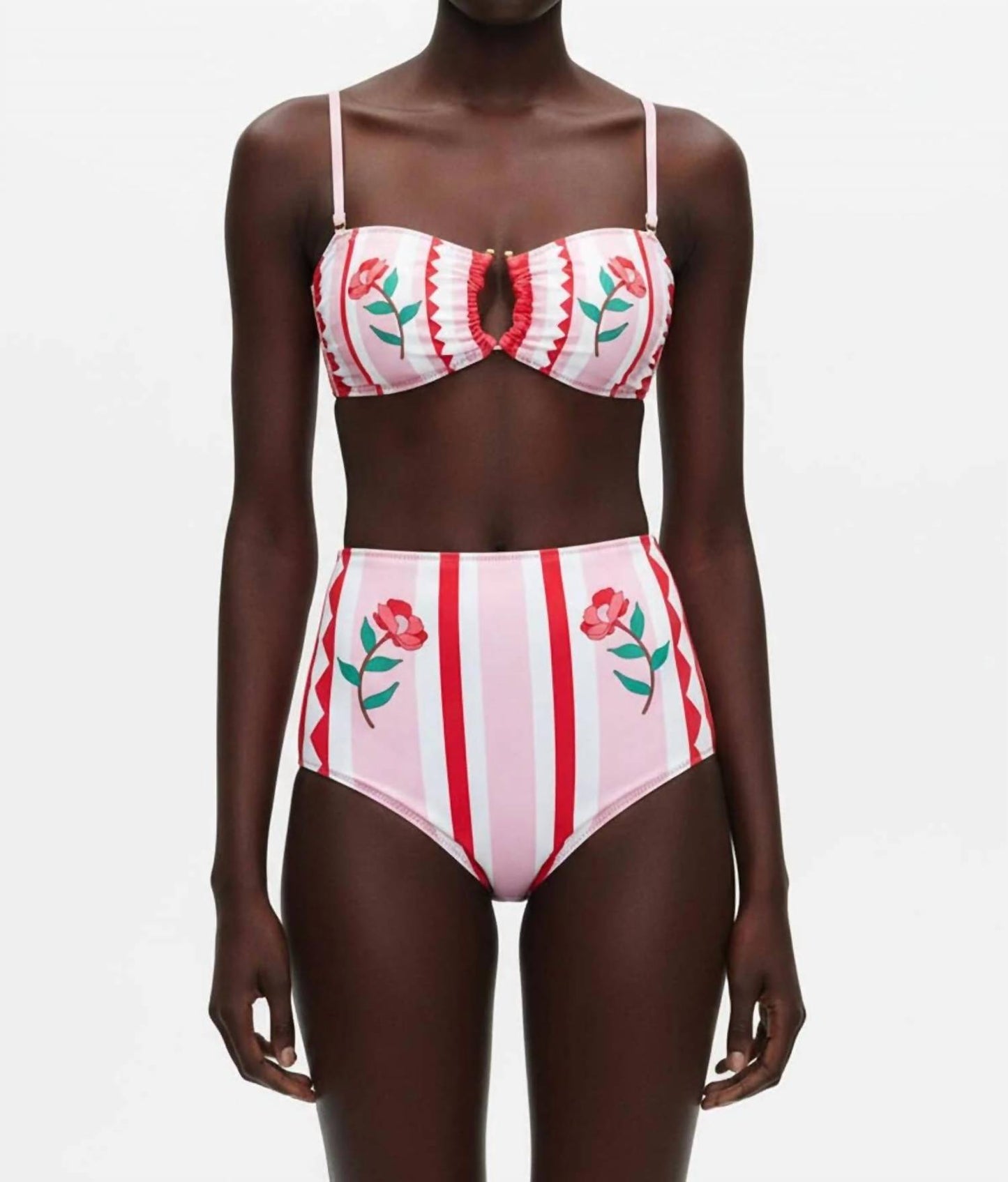 Jungle Rose Reversible Bikini Bottom