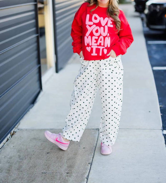 Love You Long Sleeve Sweatshirt