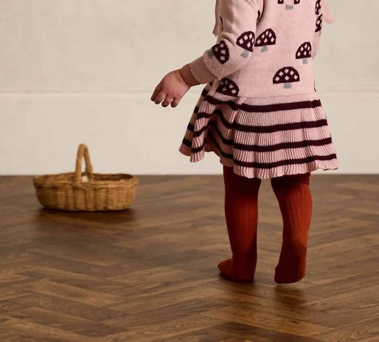 The Bonnie Mob - Girls Mushroom Knit Dress - Rack Hunt