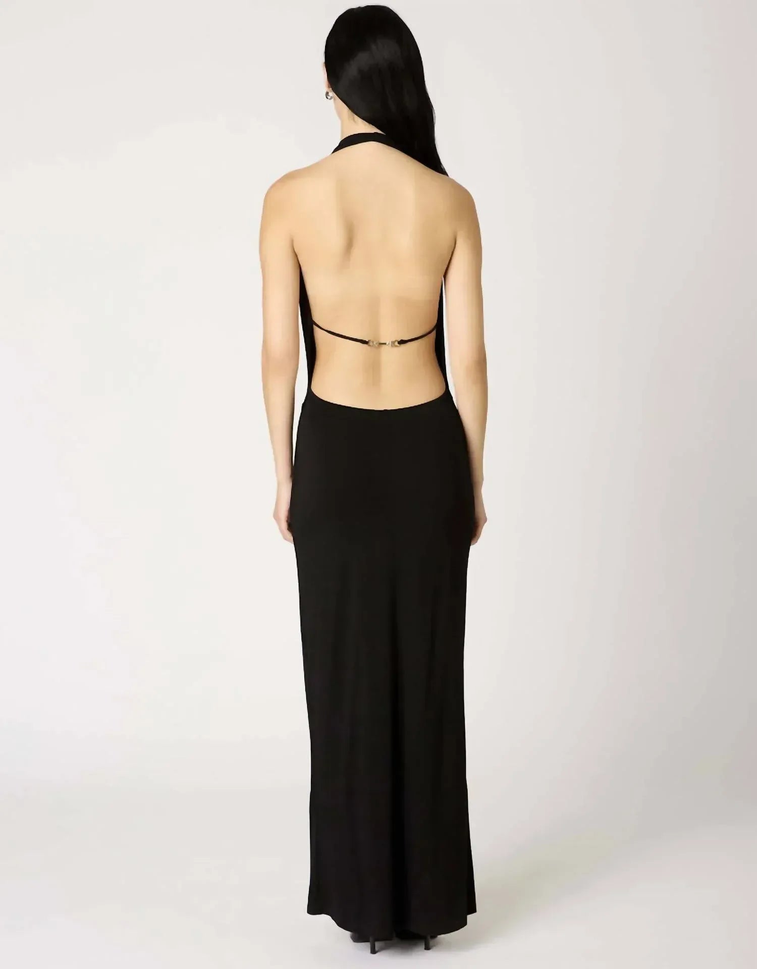 Place Showroom - Xenia Cowl Neck Halter Maxi Dress - Rack Hunt