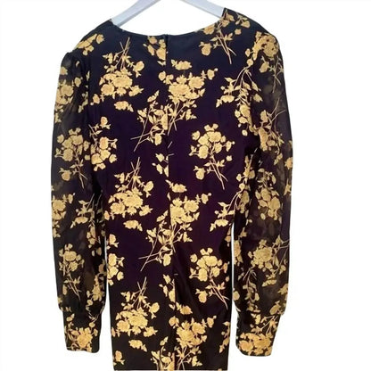 GAJE - Women's Elegant Floral Dress - Rack Hunt