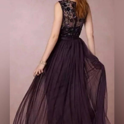 Beaded Mariel Sequin Maxi Dress