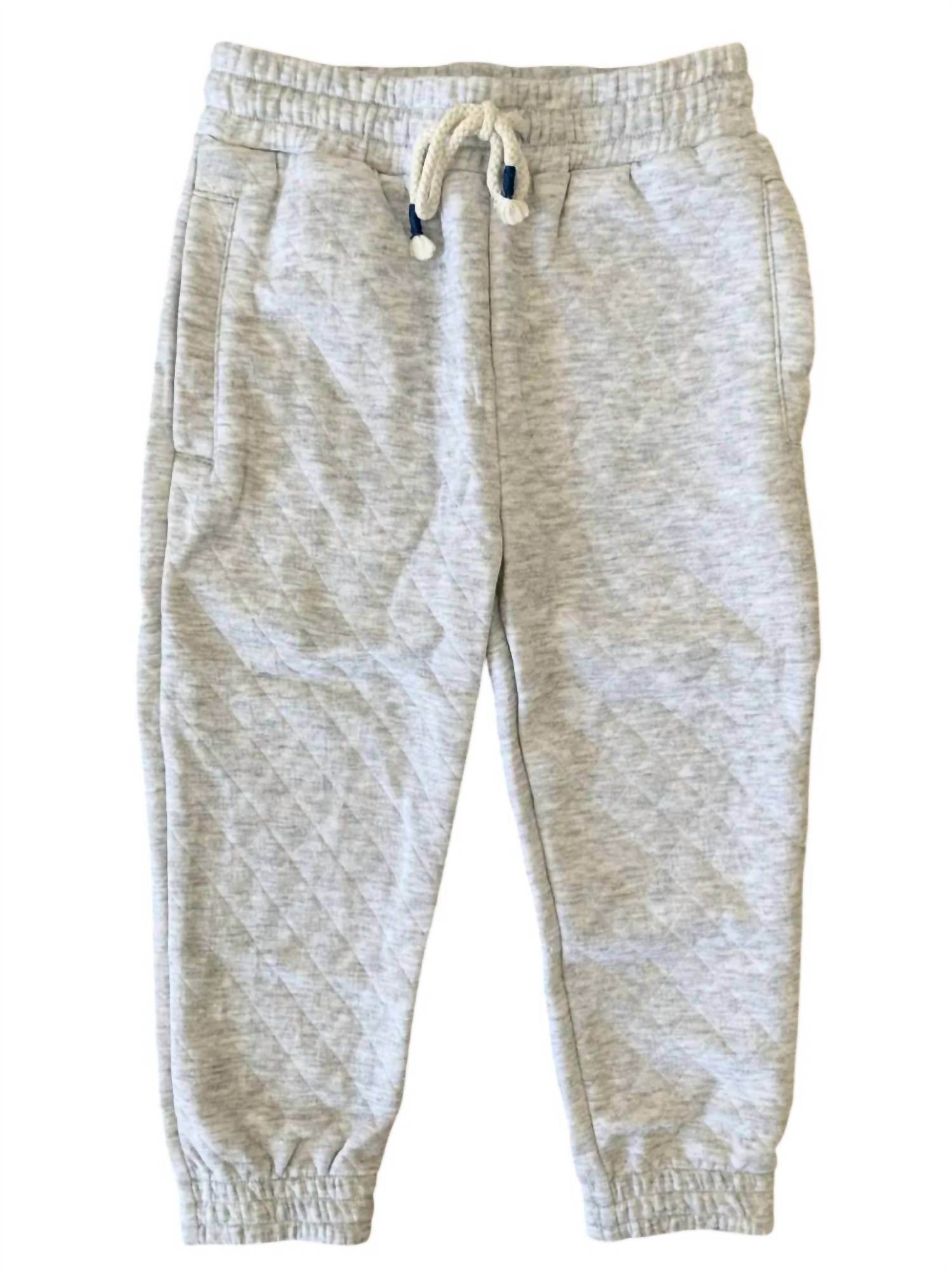 Copenhagen Delights - Toddler's Luxe Quilted Cotton Sweatpants - Rack Hunt -