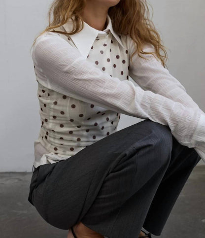 Betty Sheer Sleeveless Top