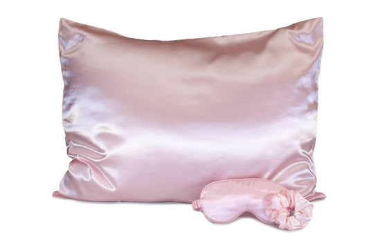 Ultimate Sleep Satin Pillowcase, Eye Mask And Scrunchie Set