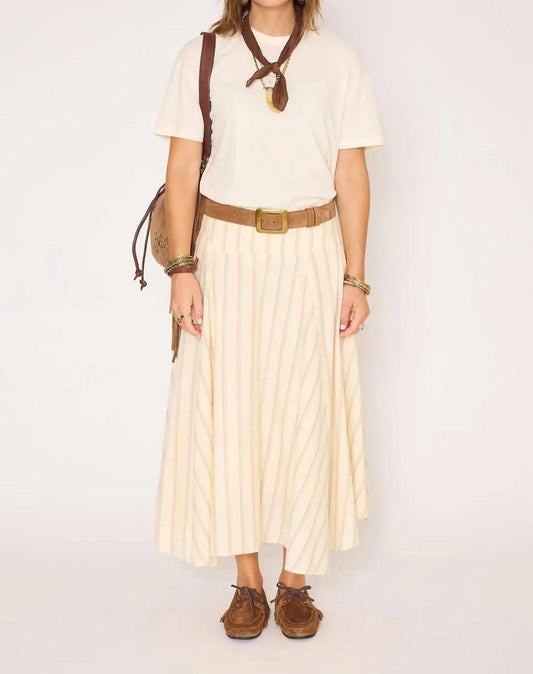 Jordana Cotton Midi Skirt