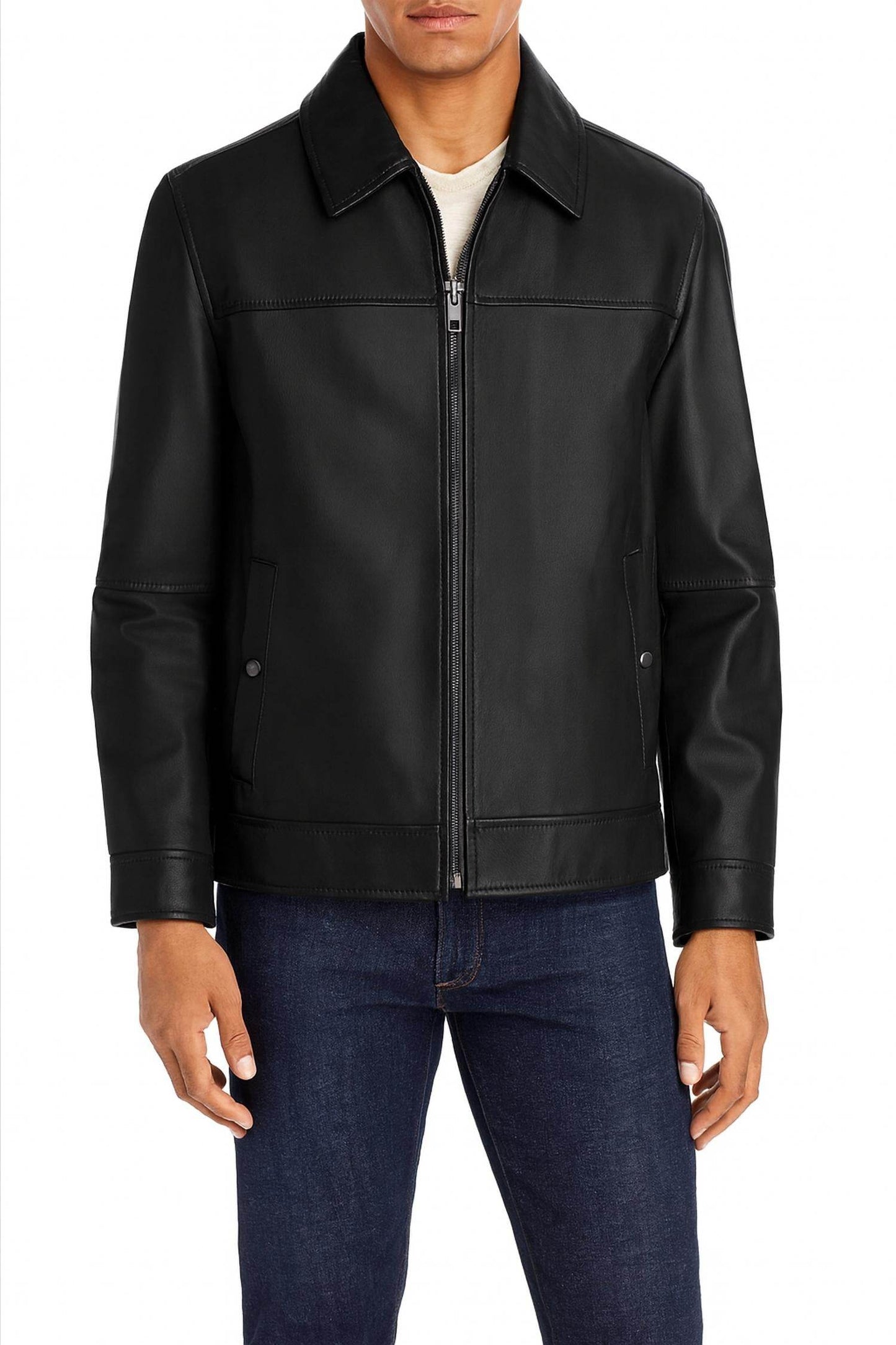 Andrew Marc - Men's Rockaway Leather Jacket - Rack Hunt -